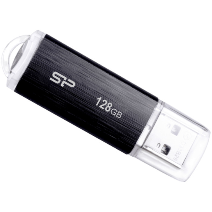 Silicon Power Blaze - B02 128GB Pendrive USB 3.2 Gen 1 Entry Level Universal Flash Drive, Black