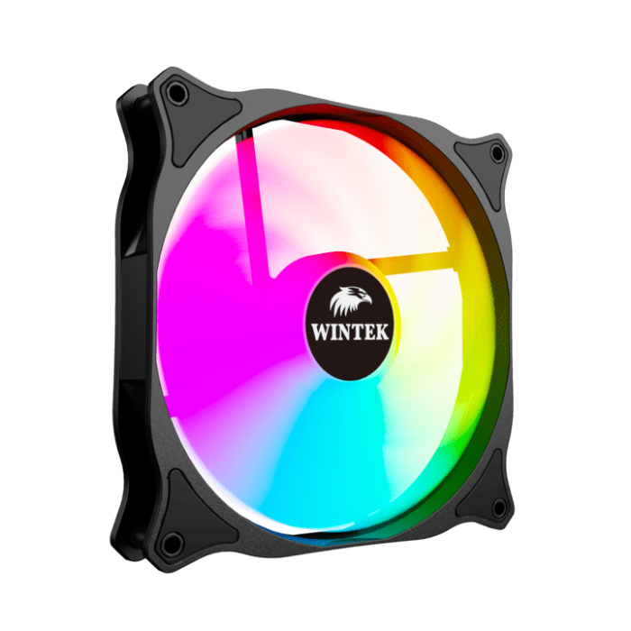 Вентилятор для корпуса Wintek M11-B-14 ARGB, 14 см, 6 pin