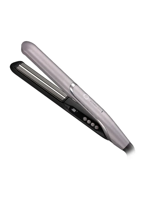 Выпрямитель для волос, Remington, S9880, Мощность 52W, 9 режимов нагрева, Алмазное, керамическое покрытие рабочей поверхности, Автоматический сенсорный контроль, Автоотключение, Защита от перегрева, Ионизация, Цвет серый