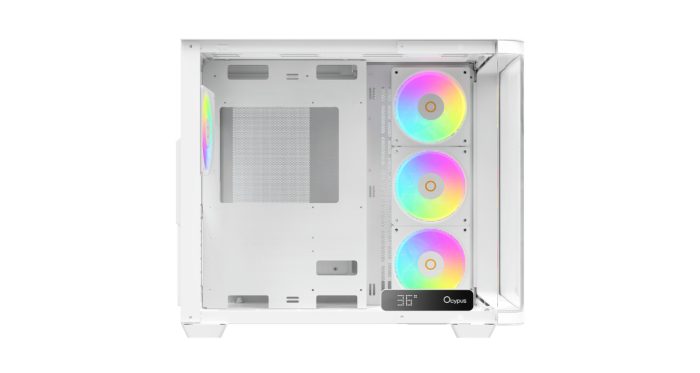 Корпус Ocypus Iota C70 WH Curve ARGB Digital ATX/mATX/mITX 2xUSB Type-C Белый Iota-C70-WHD400CD-GL