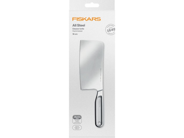 Нож-тесак 16см цельнометаллический All Steel Fiskars