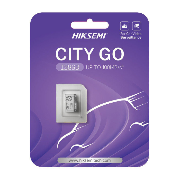MemoryCard microSDXC 128GB, Hiksemi CITY GO HS-TF-M1/128G (Hikvision), Class 10