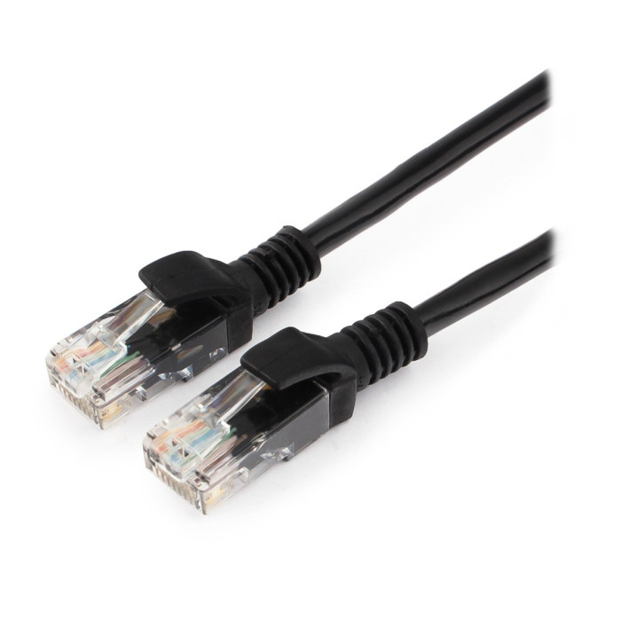 Cable  Patch cord  UTP 5e-Cat  3 m Cablexpert PP10-3M/BK, Черный
