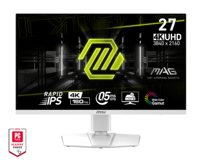 Монитор 27&quot; MSI MAG 274URFW Rapid IPS 3840х2160 160Hz 0.5ms 400cd/m 1000:1 2xHDMI DP 1xType C Белый
