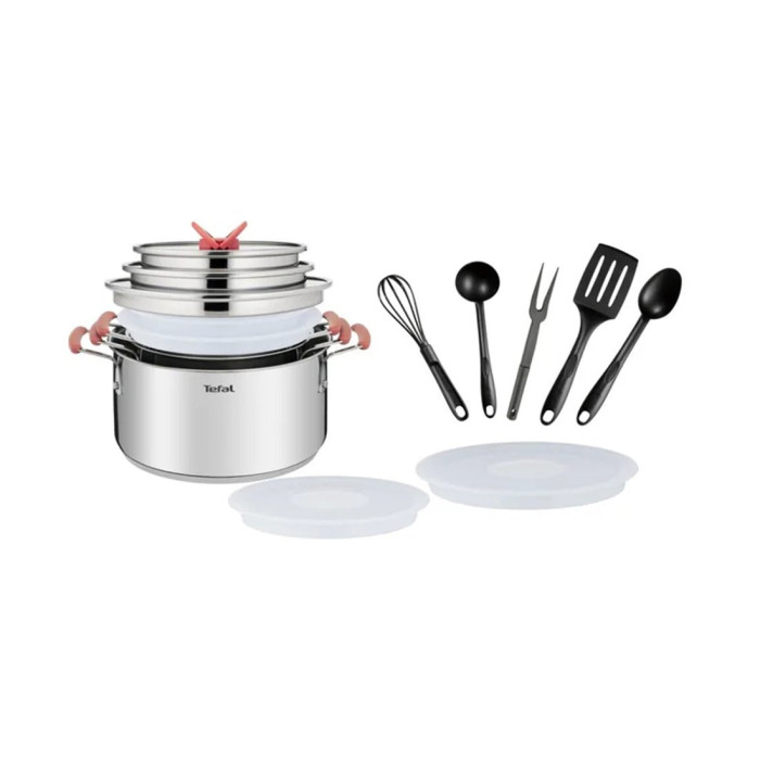 Набор посуды Tefal Opti space SS G720SD74 13 предметов