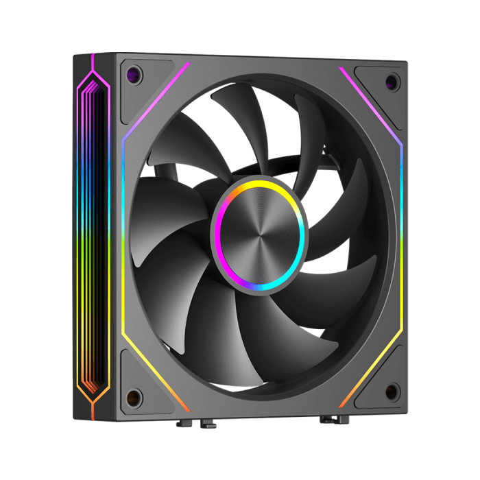 Вентилятор для корпуса PCCooler F3 X120 ARGB BK 1x(120x120x25mm) 800-1800 RPM 54CFM Black