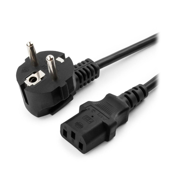 Cable power, Cablexpert PC-186-10, Schuko - C13, 3м, black