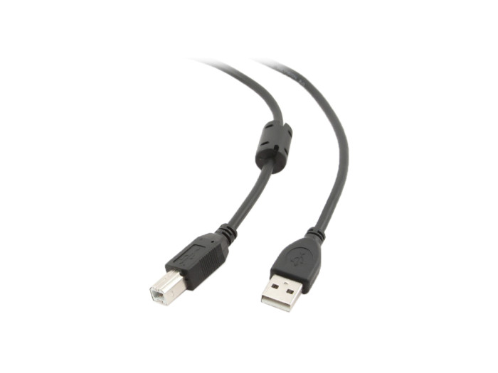 Cable USB Type A-B, 1.8м, Cablexpert CCF-USB2-AMBM-6, USB2.0