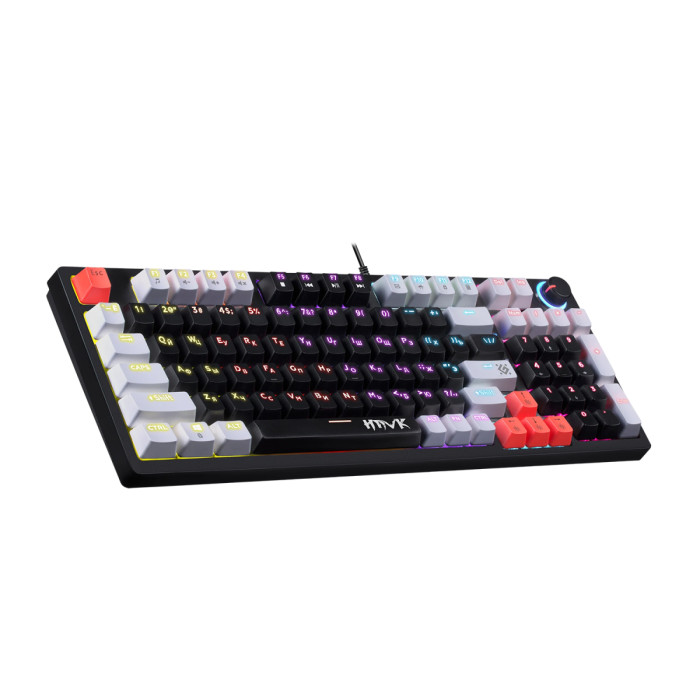 KeyBoard  USB, Defender Hawk GK-418 RU, black, (45419)