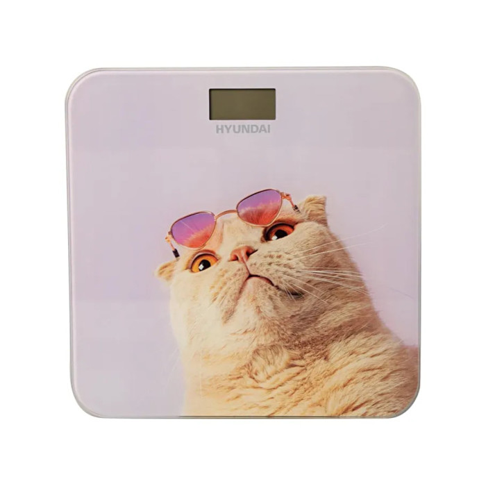 Весы напольные электронные Hyundai H-BS03456 макс.180кг сиреневый