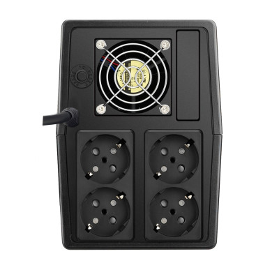 ИБП FSP FP 1500, AVR (162-290V), 1500VA/900W, 12V/9Ah*2, Schuko*4, холодный старт, LED