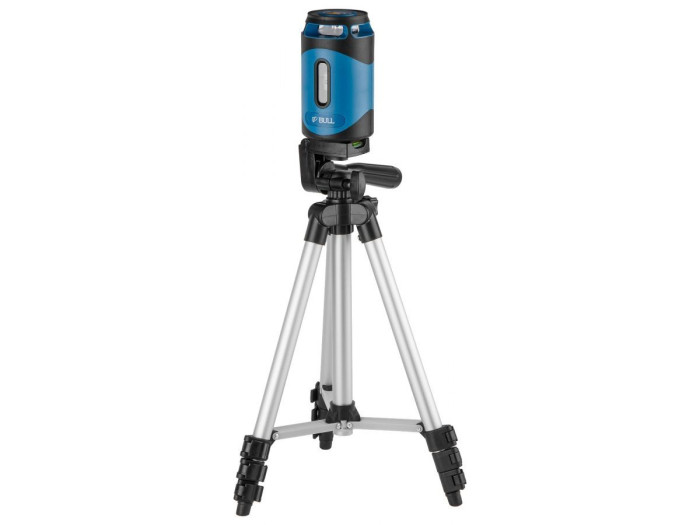 Нивелир лазерный BULL LL 2302 со штативом в кор. 360°х130°, до 30 м, +/- 0.3 мм/м, зеленый