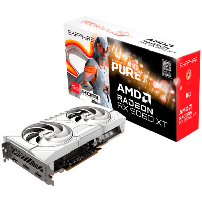 SAPPHIRE PURE AMD RADEON RX 9060 XT GAMING OC 16GB DUAL HDMI / DP