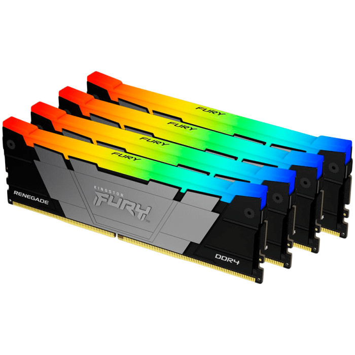 Kingston 32GB 3600MT/s DDR4 CL16 DIMM (Kit of 4) FURY Renegade RGB
