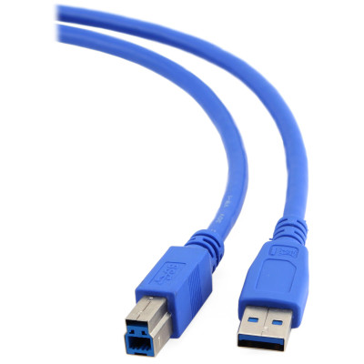 Cable USB Type A-B, 1.8м, Cablexpert CCP-USB3-AMBM-6, USB3.0