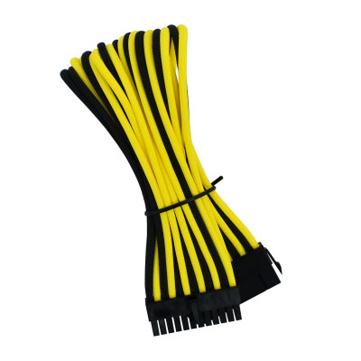 Удлинитель Nanoxia 24-pin ATX, 30см, black-yellow