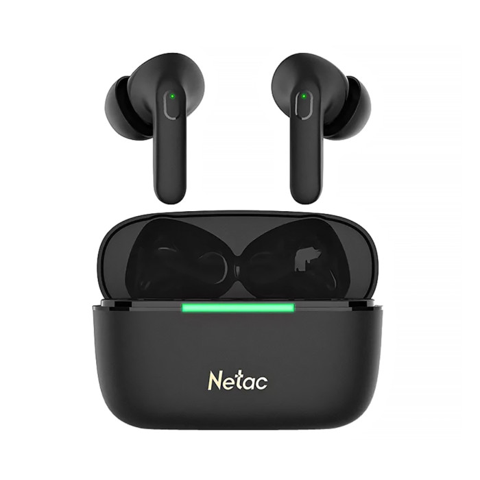 Bluetooth garnitura Netac True LK65A, BT 5.3, 20-20000Hz, ANC+ENC, d13mm,black