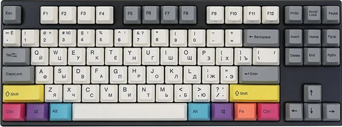 Клавиатура Varmilo CMYK VPT87 Cherry Mx Red