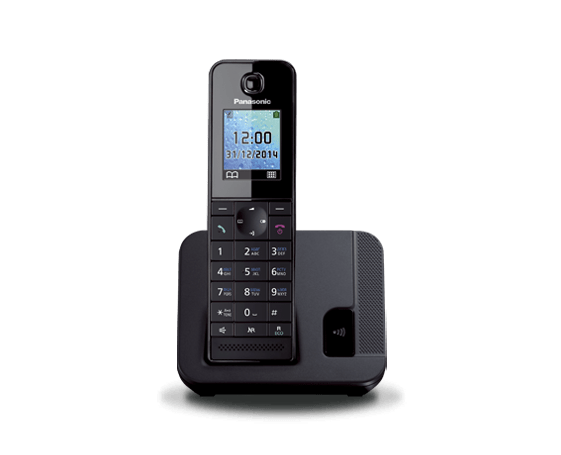 Радиотелефон PANASONIC KX-TGH210 (RUB) Черный