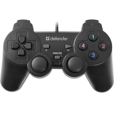 Геймпад Defender Omega USB, 12 кнопок, 2 стика, 64247