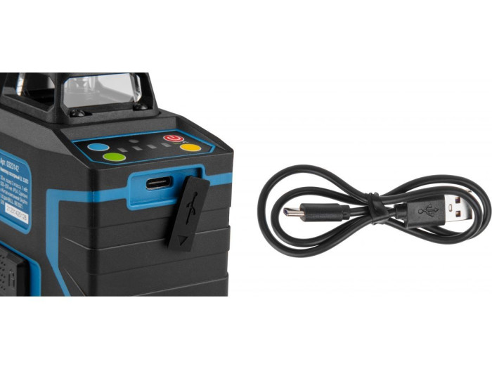 Нивелир лазерный BULL LL 3303 со штативом в кор. 3х360°, до 60 м, +/- 0.3 мм/м, зеленый