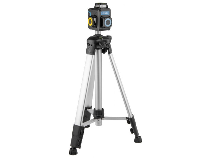 Нивелир лазерный BULL LL 3303 со штативом в кор. 3х360°, до 60 м, +/- 0.3 мм/м, зеленый