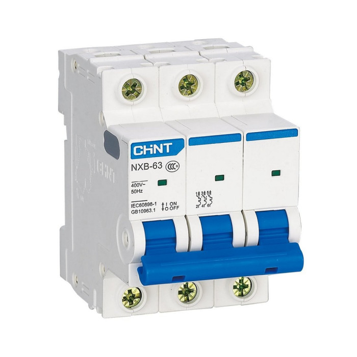 Автоматический выключатель NXB-63S 3P 40A C 4,5kA