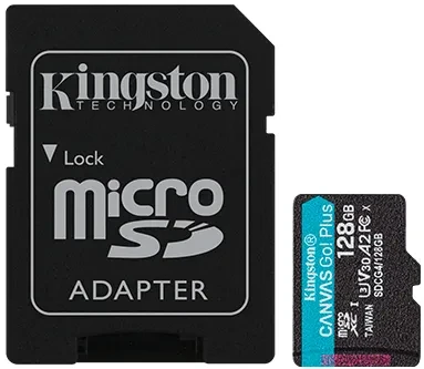 Карта памяти MicroSD 128GB Class 10 U3 Kingston SDCG4/128GB