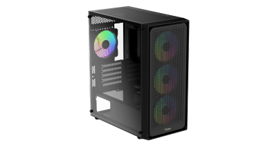 Корпус Ocypus Gamma C50 BK ARGB mATX/ITX 3xUSB Черный Gamma-C50-BKG400XX-GL