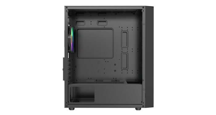 Корпус Ocypus Gamma C50 BK ARGB mATX/ITX 3xUSB Черный Gamma-C50-BKG400XX-GL