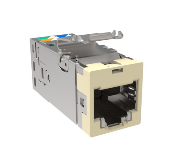 Modular jack NETCONNECT AMP-TWIST SLX cat.6A Light Almond