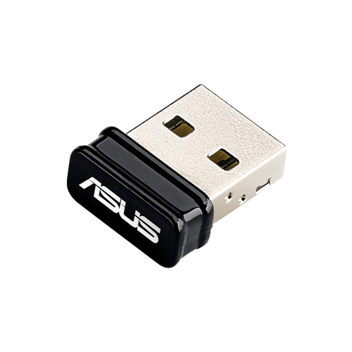 Wi-Fi адаптер ASUS USB-N10 NANO, IEEE 802.11b/g/n,150Mbps,2,4GHz
