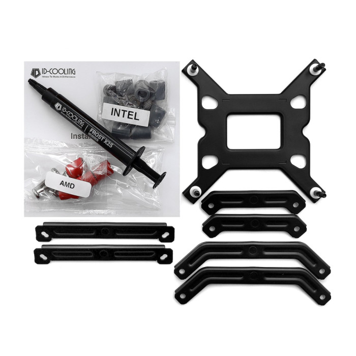 Cooler ID-Cooling, for S1700/1200/115x/AM4, IS-40-XT BLACK, 95W, 9cm fan, 800-2800rpm, 46CFM, 4pin