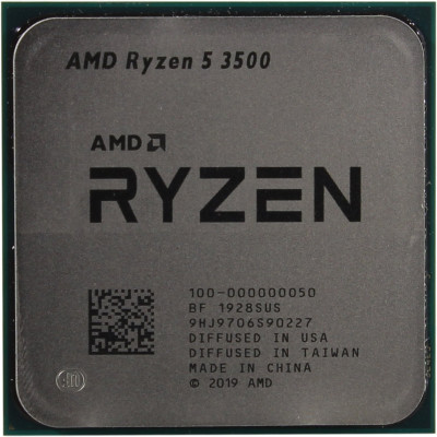 Процессор AMD Ryzen 5 3500 3,6Гц (4,1ГГц Turbo), AM4, 7nm, 6/6,  L2 3Mb, L3 16Mb, 65W, OEM