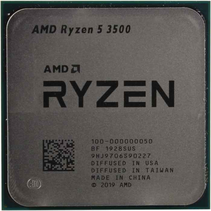 Процессор AMD Ryzen 5 3500 3,6Гц (4,1ГГц Turbo), AM4, 7nm, 6/6,  L2 3Mb, L3 16Mb, 65W, OEM