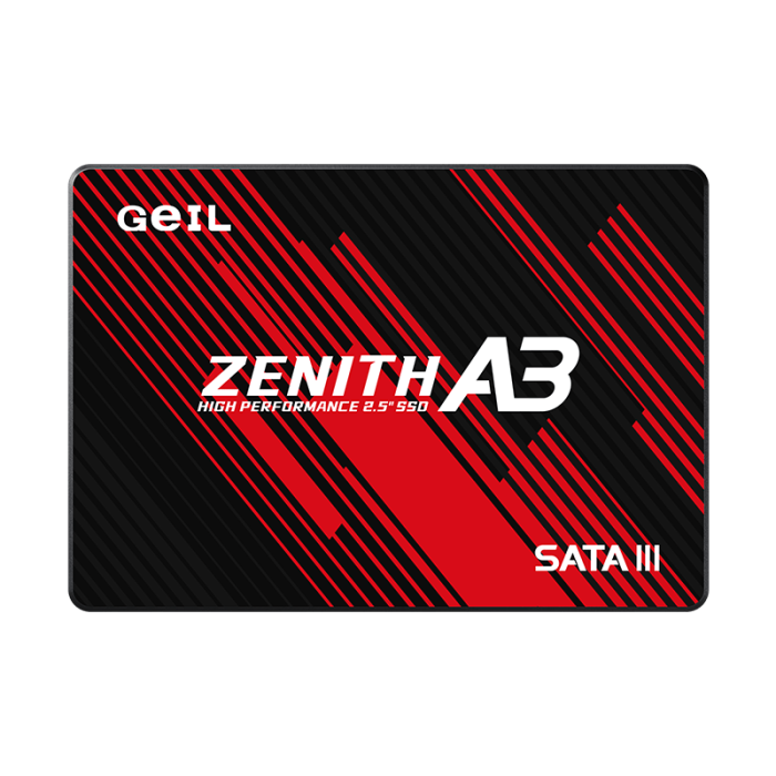 Твердотельный накопитель  500GB SSD GEIL A3AC16D500A ZENITH А3 2.5” SATA R500 W450MB/s GZ25A3-500G