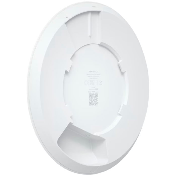 Ubiquiti UniFi U7-LR Long-Range Compact, ceiling-mount WiFi 7 AP with 5 spatial streams and extended signal range
