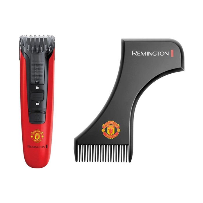 Триммер, Remington, MB4128, Питание от аккумулятора, Длинна стрижки 1.5-18мм, 9 настроек длины стрижки, 1 насадка, Моющаяся, Время автономной работы 40 мин, LED индикация, Красный