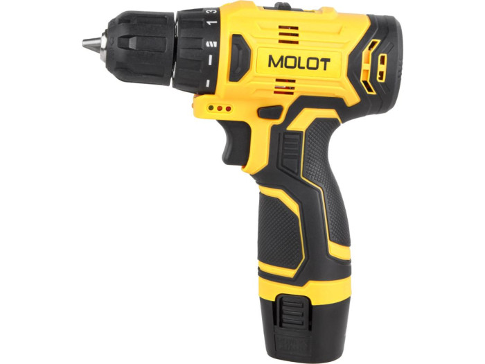 Аккум. дрель-шуруповерт MOLOT MBD 1213 Dli в чем.