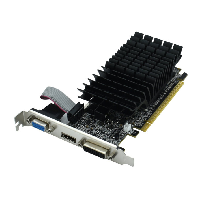 GPU NVIDIA, 1 GB, Afox GT 210 [AF210-1024D3L5-V2], DVI/HDMI/VGA, GDDR3/64bit, +LP