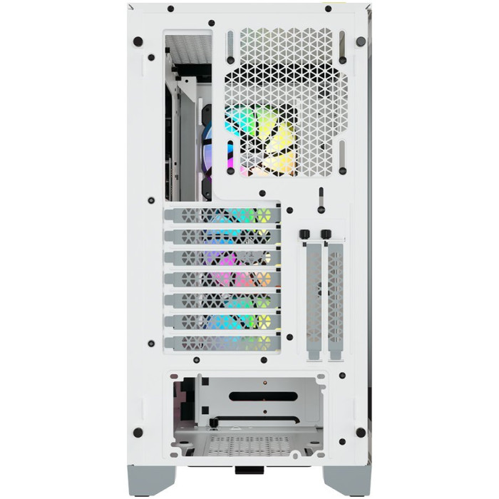Corsair iCUE 4000X RGB Tempered Glass Mid-Tower, White