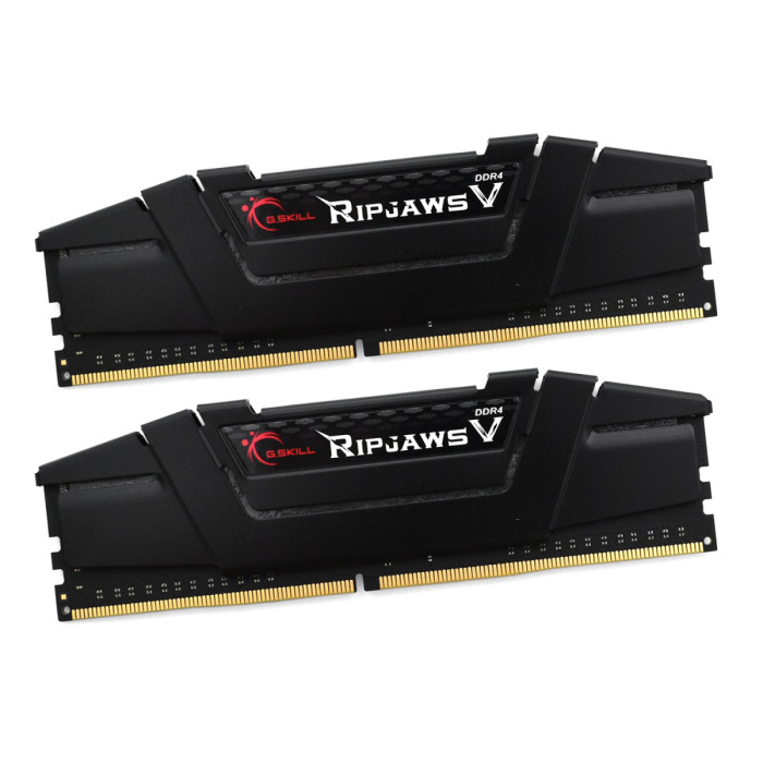 DIMM DDR4  8 GB kit <3200MHz> G.Skill RipJaws V, F4-3200C16D-8GVKB, (2x4GB), 16-18-18-38