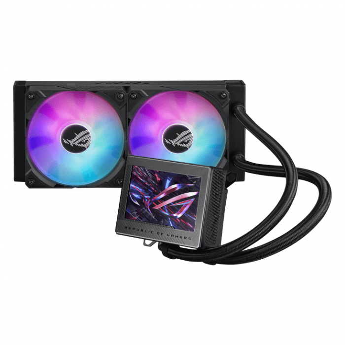 СЖО ASUS ROG RYUJIN III 240 ARGB, LCD COLOR Display, 2x120mm fan, PWM, 1700/AM5, ARGB, BOX
