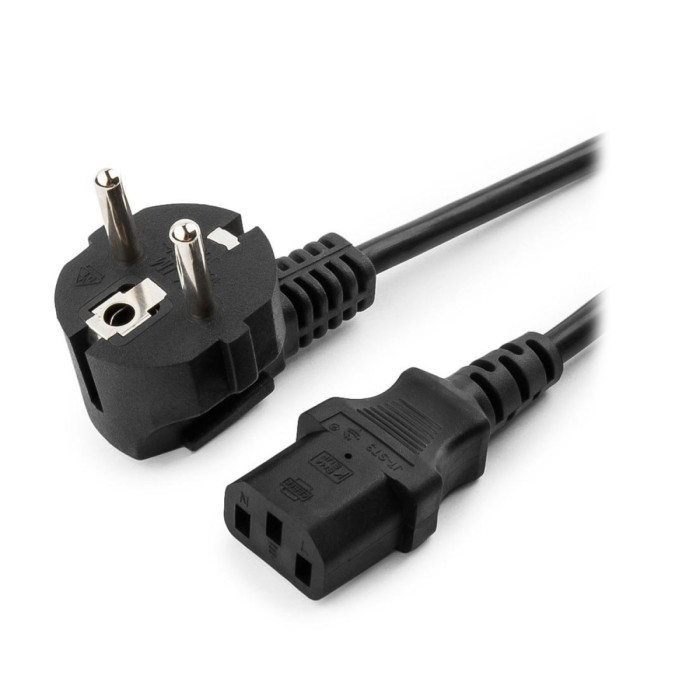 Cable power, Cablexpert PC-186-1-3M, Schuko - C13, 3м, black