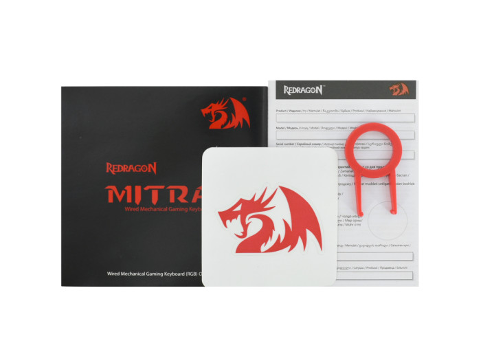 KeyBoard  USB, Redragon Mitra, OUTEMU+BLUE,  black, (75015)