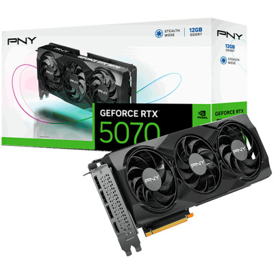 PNY GEFORCE RTX TM 5070 12GB Triple Fan DLSS 4