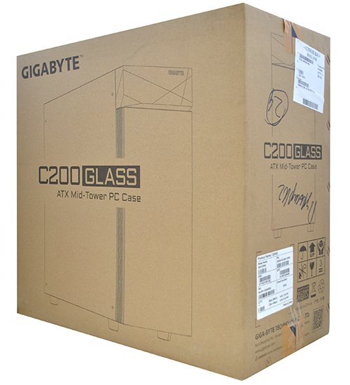 Case ATX midi tower Gigabyte Aorus, GB-C200G, (без БП), black