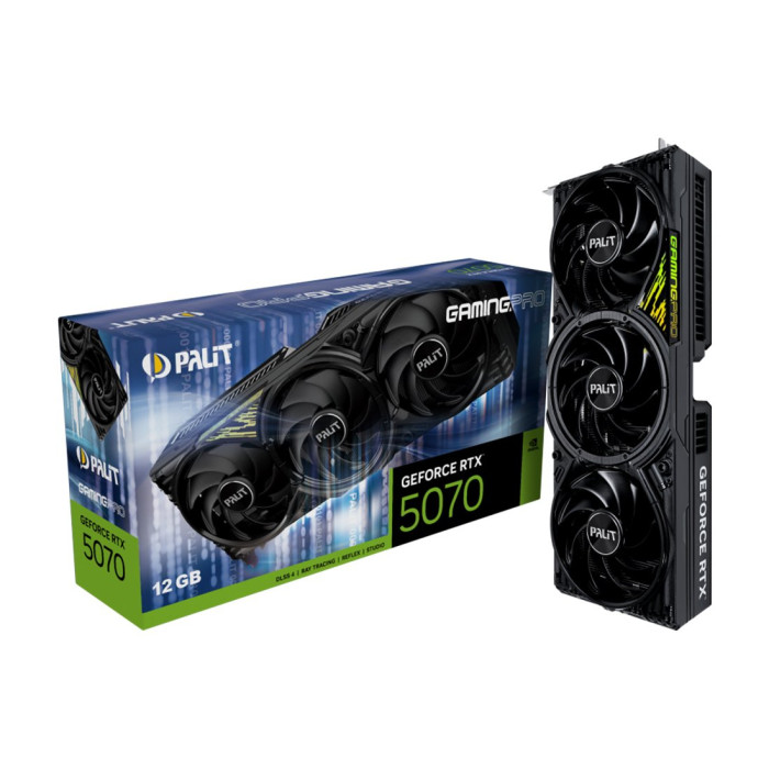 Видеокарта PALIT RTX5070 GAMINGPRO 12GB (NE75070019K9-GB2050A)