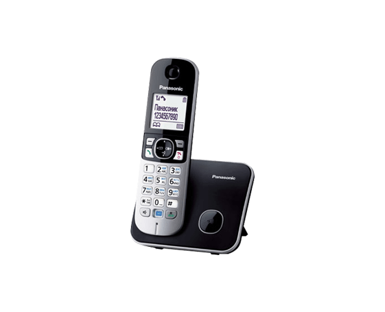 Радиотелефон PANASONIC KX-TG6811 (RUB) Черный