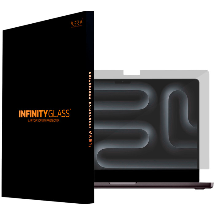 iLera Incognito Glass screen protector for MacBook Pro 14"